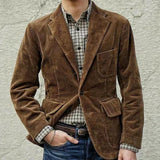 Men's Vintage Lapel Breasted Blazer Coat