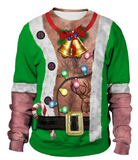 Men's Sweatshirt Fun Ugly Christmas Casual Sweatshirt