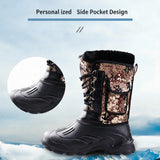Winter Waterproof Fishing Shoes – Ultra-Light Non-Slip Warm Insulated Boots for Ice Fishing & Outdoor Use