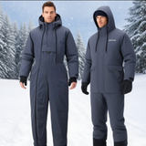 X3R Upgraded One-Piece Winter Fishing Suit – Thickened Cold-Proof, Windproof & Waterproof -40°C Insulated Coverall