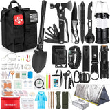 250-Piece Survival Kit with Molle Bag, First Aid & Emergency Tent – Outdoor, Hiking, Hunting