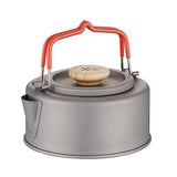 Titanium Camping Cookware Set – Ultralight Portable Pot, Kettle & Frying Pan