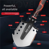 7-in-1 Mcho Wings Folding Shovel Tool: Knife, Screwdriver, Magnesium Rod & More