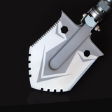Multi-Function Shovel Head Attachment for Tactical Sticks