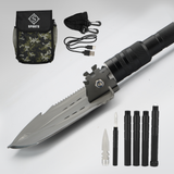 Folding Tactical Shovel – Military Survival Tool for Camping & Car Emergency