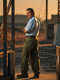 Three-Piece Men's American Retro Workwear & Casual Set
