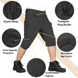 Men's Tactical Cargo Shorts – Quick Dry, Multi-Pocket, Waterproof