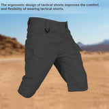 Men's Tactical Cargo Shorts – Quick Dry, Multi-Pocket, Waterproof