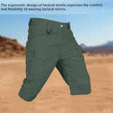 Men's Tactical Cargo Shorts – Quick Dry, Multi-Pocket, Waterproof