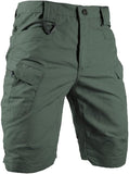 Men's Tactical Cargo Shorts – Quick Dry, Multi-Pocket, Waterproof