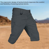 Men's Tactical Cargo Shorts – Quick Dry, Multi-Pocket, Waterproof