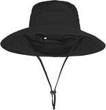 Sun Hats for Men & Women – UPF 50+ Wide Brim Fishing Hat with Neck Flap, Breathable UV Protection Safari Hat