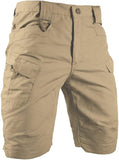 Men's Tactical Cargo Shorts – Quick Dry, Multi-Pocket, Waterproof