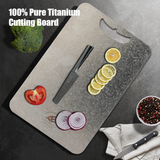 Luxury Pure Titanium Cutting Board Antibacterial Camp Kitchen Board Gift