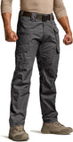 Men's Tactical Pants, Water Resistant Ripstop Cargo Pants, Lightweight EDC Hiking Work Pants, Outdoor Apparel