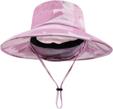 Sun Hats for Men & Women – UPF 50+ Wide Brim Fishing Hat with Neck Flap, Breathable UV Protection Safari Hat