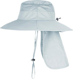 Sun Hats for Men & Women – UPF 50+ Wide Brim Fishing Hat with Neck Flap, Breathable UV Protection Safari Hat