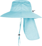 Sun Hats for Men & Women – UPF 50+ Wide Brim Fishing Hat with Neck Flap, Breathable UV Protection Safari Hat