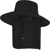 Sun Hats for Men & Women – UPF 50+ Wide Brim Fishing Hat with Neck Flap, Breathable UV Protection Safari Hat