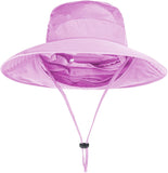 Sun Hats for Men & Women – UPF 50+ Wide Brim Fishing Hat with Neck Flap, Breathable UV Protection Safari Hat