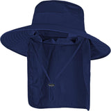 Sun Hats for Men & Women – UPF 50+ Wide Brim Fishing Hat with Neck Flap, Breathable UV Protection Safari Hat