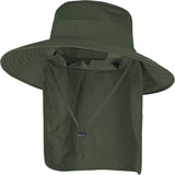 Sun Hats for Men & Women – UPF 50+ Wide Brim Fishing Hat with Neck Flap, Breathable UV Protection Safari Hat