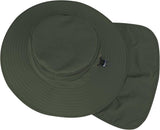 Sun Hats for Men & Women – UPF 50+ Wide Brim Fishing Hat with Neck Flap, Breathable UV Protection Safari Hat