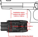 PL-3S Valkyrie 1000 Lumens Weaponlight Rail-Mounted Tactical Light LED