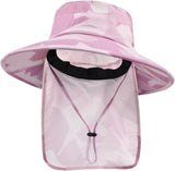Sun Hats for Men & Women – UPF 50+ Wide Brim Fishing Hat with Neck Flap, Breathable UV Protection Safari Hat