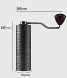 Outdoor Camping Manual Coffee Grinder – Stainless Steel Portable Hand Burr Grinder with Adjustable Grind Settings