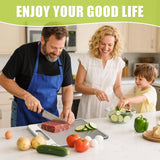 Dual-Sided Titanium Cutting Board with Wheat Straw PP – Non-Slip, Knife-Friendly, BPA-Free Kitchen Essential (14"x10")