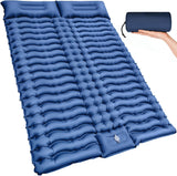 Ultralight Camping Sleeping Pad – Inflatable Mat with Pillow & Built-in Foot Pump, Compact for Backpacking, Hiking, Travel, Tent