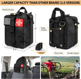 250-Piece Survival Kit with Molle Bag, First Aid & Emergency Tent – Outdoor, Hiking, Hunting
