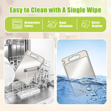 Dual-Sided Titanium Cutting Board with Wheat Straw PP – Non-Slip, Knife-Friendly, BPA-Free Kitchen Essential (14"x10")