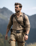 Outdoor Tactical Belt Quick Release Aluminum Alloy Outer Belt