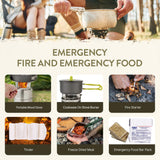 72-Hour Survival Kit | 45L Tactical Bug Out Bag with First Aid, Water Filter & Emergency Food