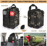 250-Piece Survival Kit with Molle Bag, First Aid & Emergency Tent – Outdoor, Hiking, Hunting