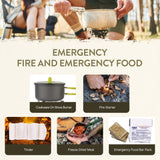 72-Hour Survival Kit | 45L Tactical Bug Out Bag with First Aid, Water Filter & Emergency Food