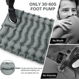 Ultralight Camping Sleeping Pad – Inflatable Mat with Pillow & Built-in Foot Pump, Compact for Backpacking, Hiking, Travel, Tent