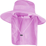 Sun Hats for Men & Women – UPF 50+ Wide Brim Fishing Hat with Neck Flap, Breathable UV Protection Safari Hat