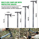 Multifunctional Folding Tactical Shovel Set With Flashlight