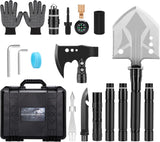 Survival Utility Folding Shovel Axe Multitool Car Emergency
