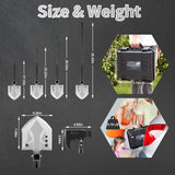 Survival Utility Folding Shovel Axe Multitool Car Emergency
