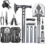 Multifunctional Folding Tactical Shovel Set With Flashlight