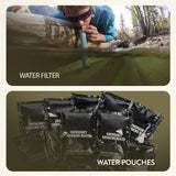 72-Hour Survival Kit | 45L Tactical Bug Out Bag with First Aid, Water Filter & Emergency Food