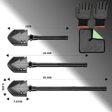 Camping Shovel and Axe Set – Foldable Multi-Tool Survival Gear with Saw & Fire Starter