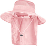 Sun Hats for Men & Women – UPF 50+ Wide Brim Fishing Hat with Neck Flap, Breathable UV Protection Safari Hat