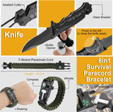 19-in-1 Survival Kit – Emergency Gear & Tools for Camping, Hunting, Fishing – Great Gift for Men