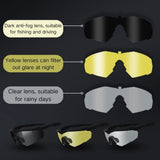 Anti-fog UV-proof Impact-resistant Tactical Goggles