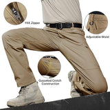 Mens Cargo Pants Lightweight Work Pants for Men Water Resistant Tactical Pants with Pockets for Hiking Outdoor